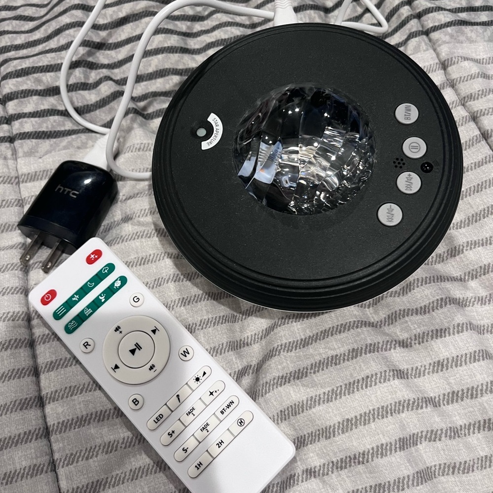 Black LED Light Projector with Remote